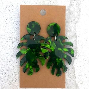 Palm Leave Earrings